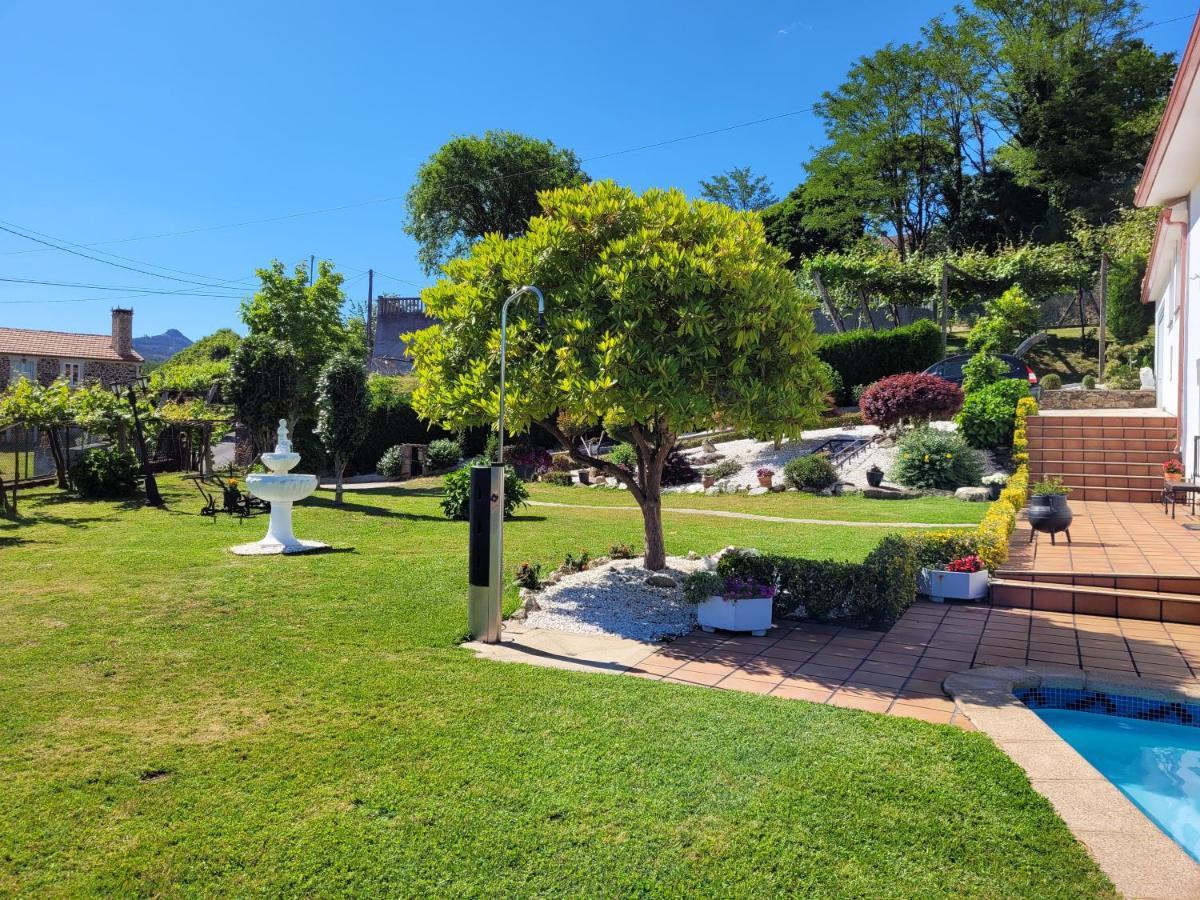 Villa Casa Tarrio Con Piscina - Santiago De Compostela Boqueixon Exterior foto