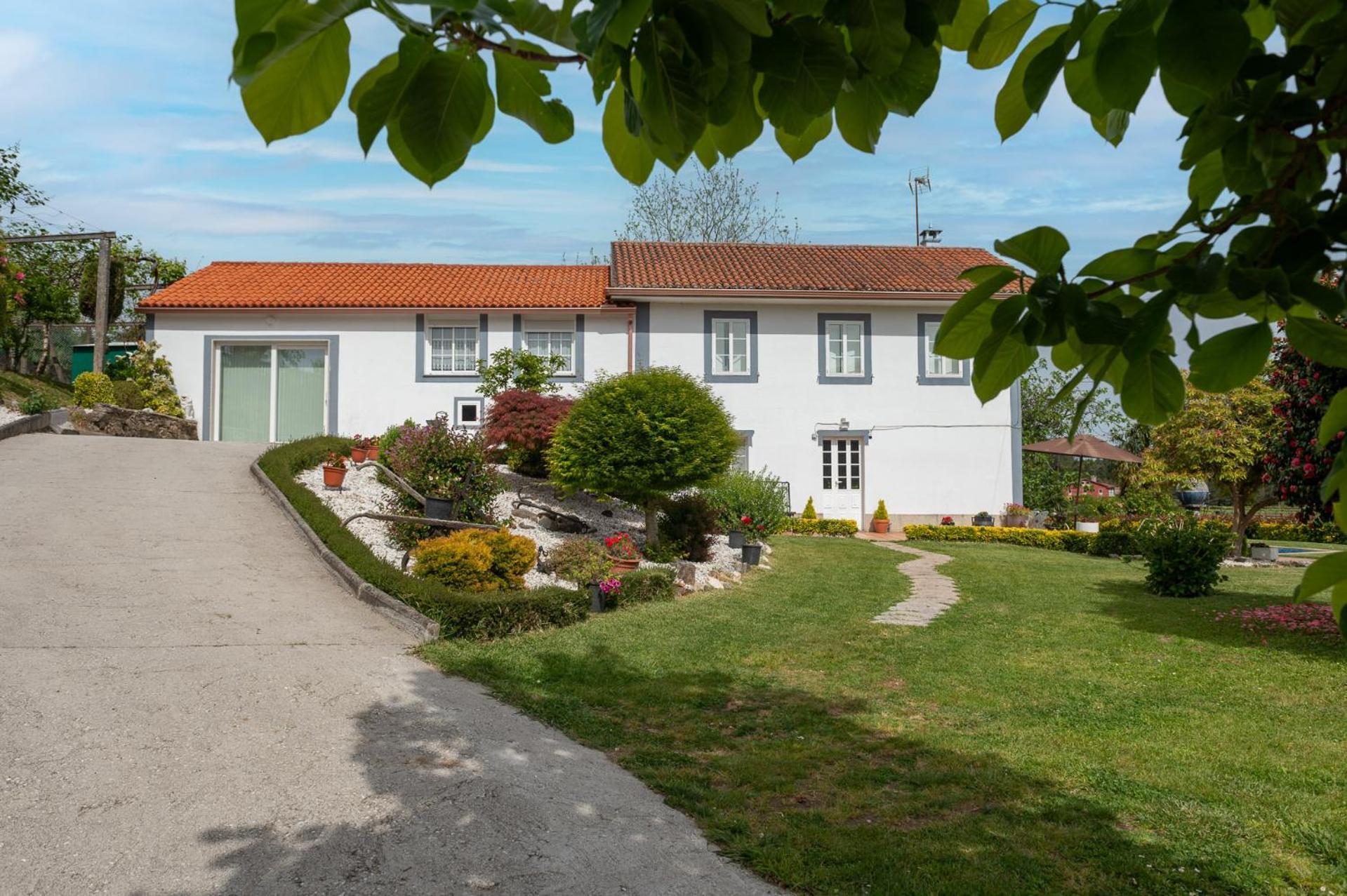 Villa Casa Tarrio Con Piscina - Santiago De Compostela Boqueixon Exterior foto