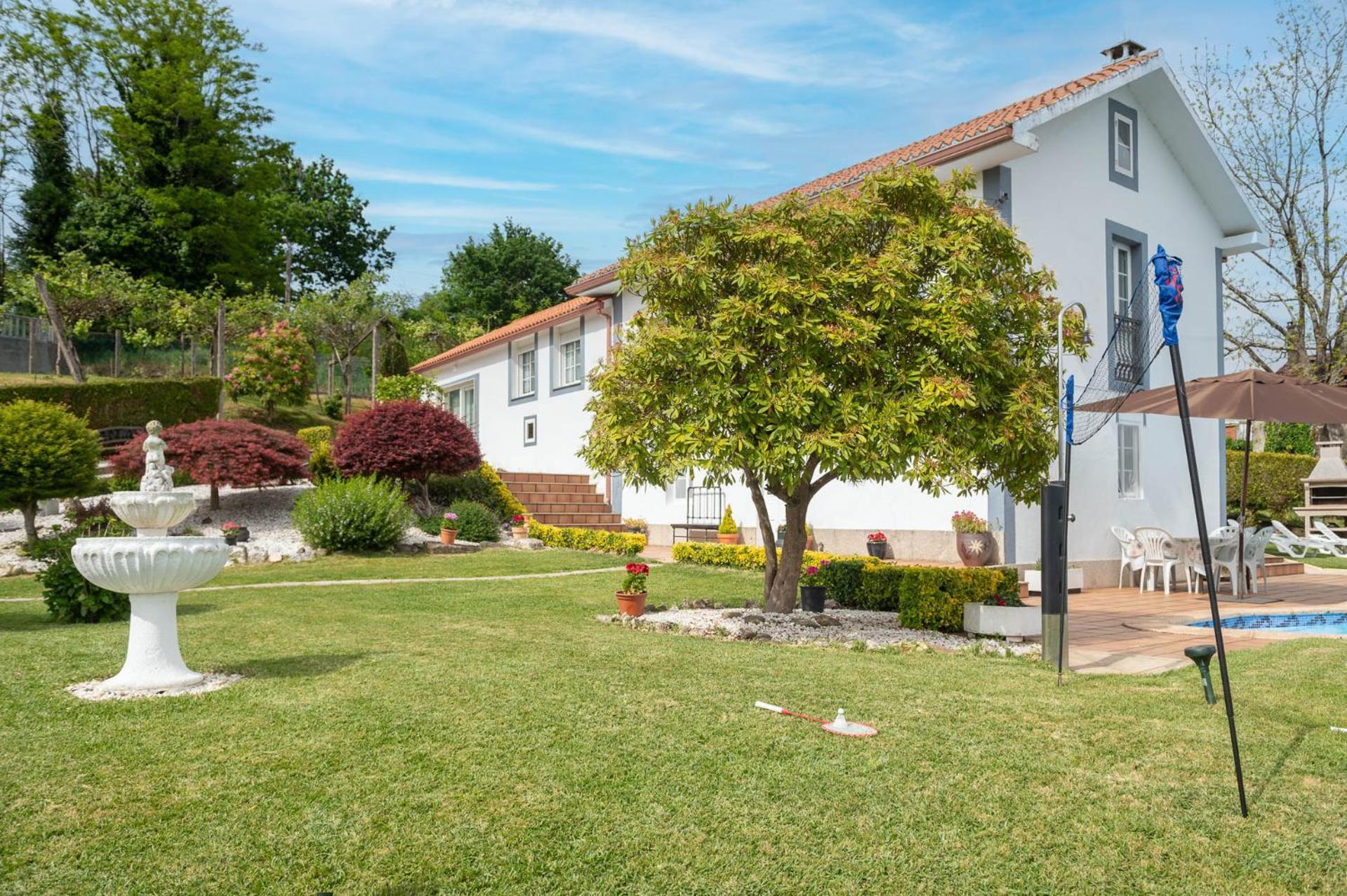 Villa Casa Tarrio Con Piscina - Santiago De Compostela Boqueixon Exterior foto