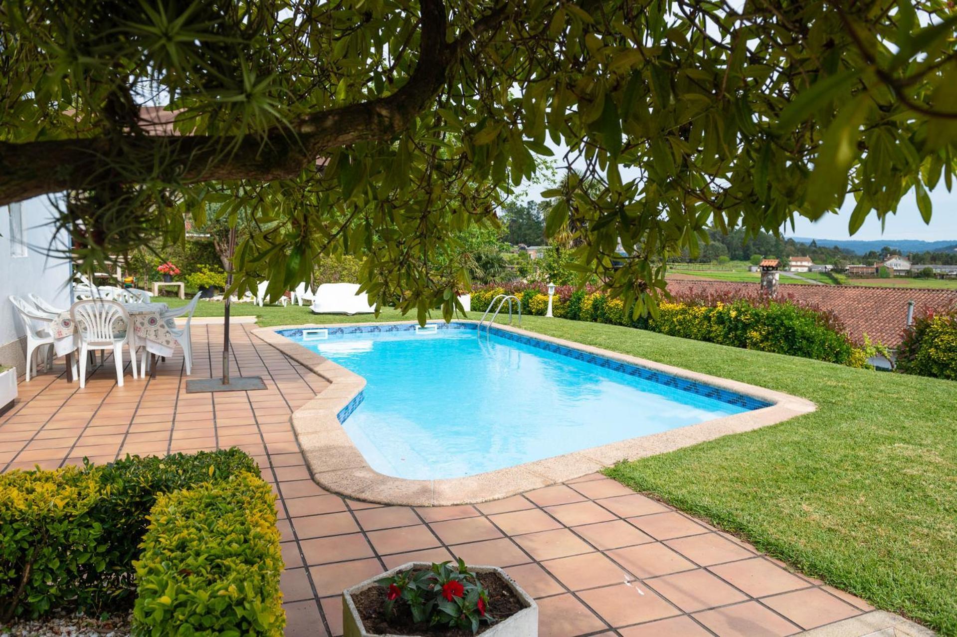 Villa Casa Tarrio Con Piscina - Santiago De Compostela Boqueixon Exterior foto